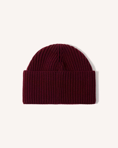 Perfect Moment Knitted Wool Ribbed Star Beanie