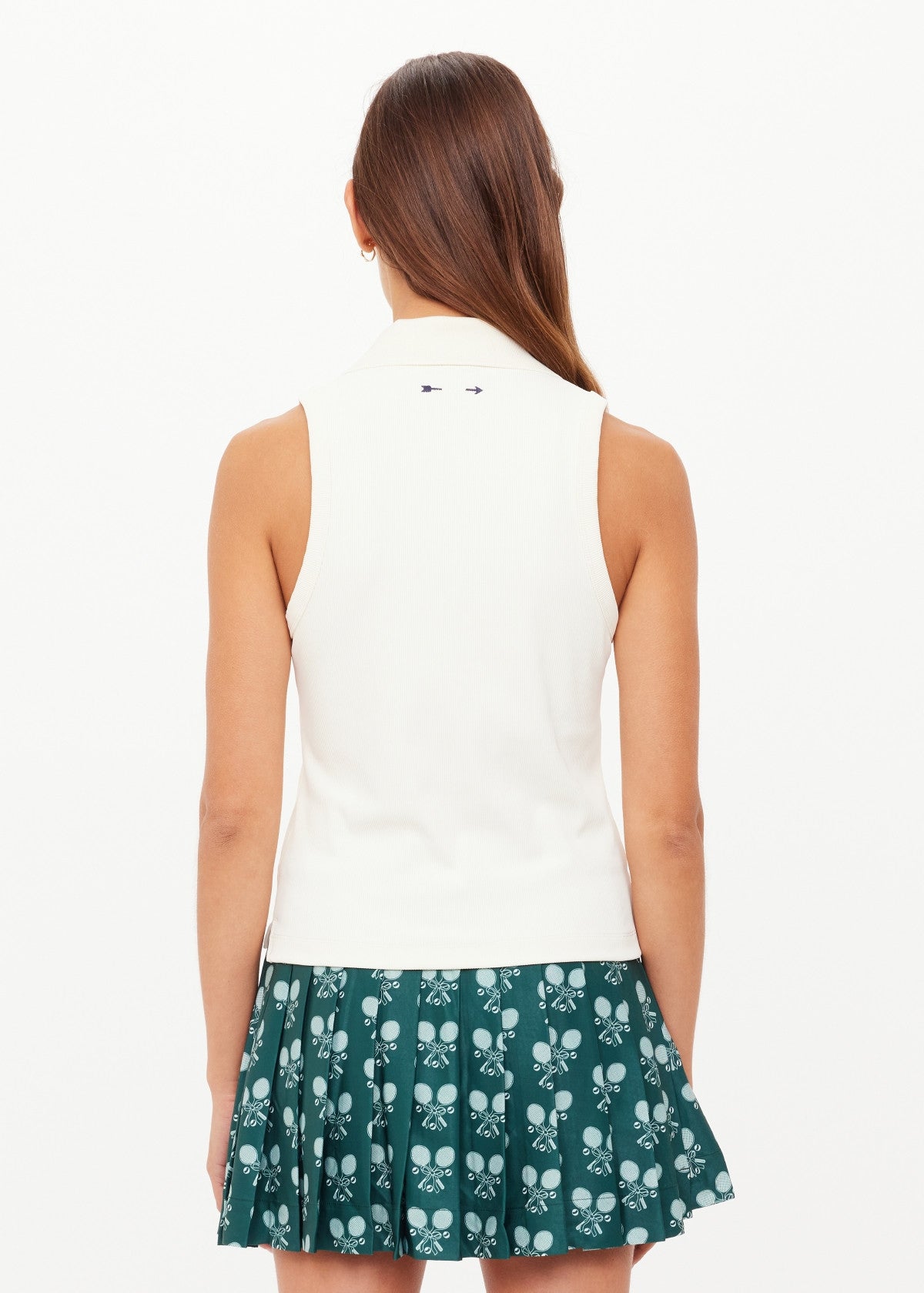 The Upside Courtship Henri Collared Top