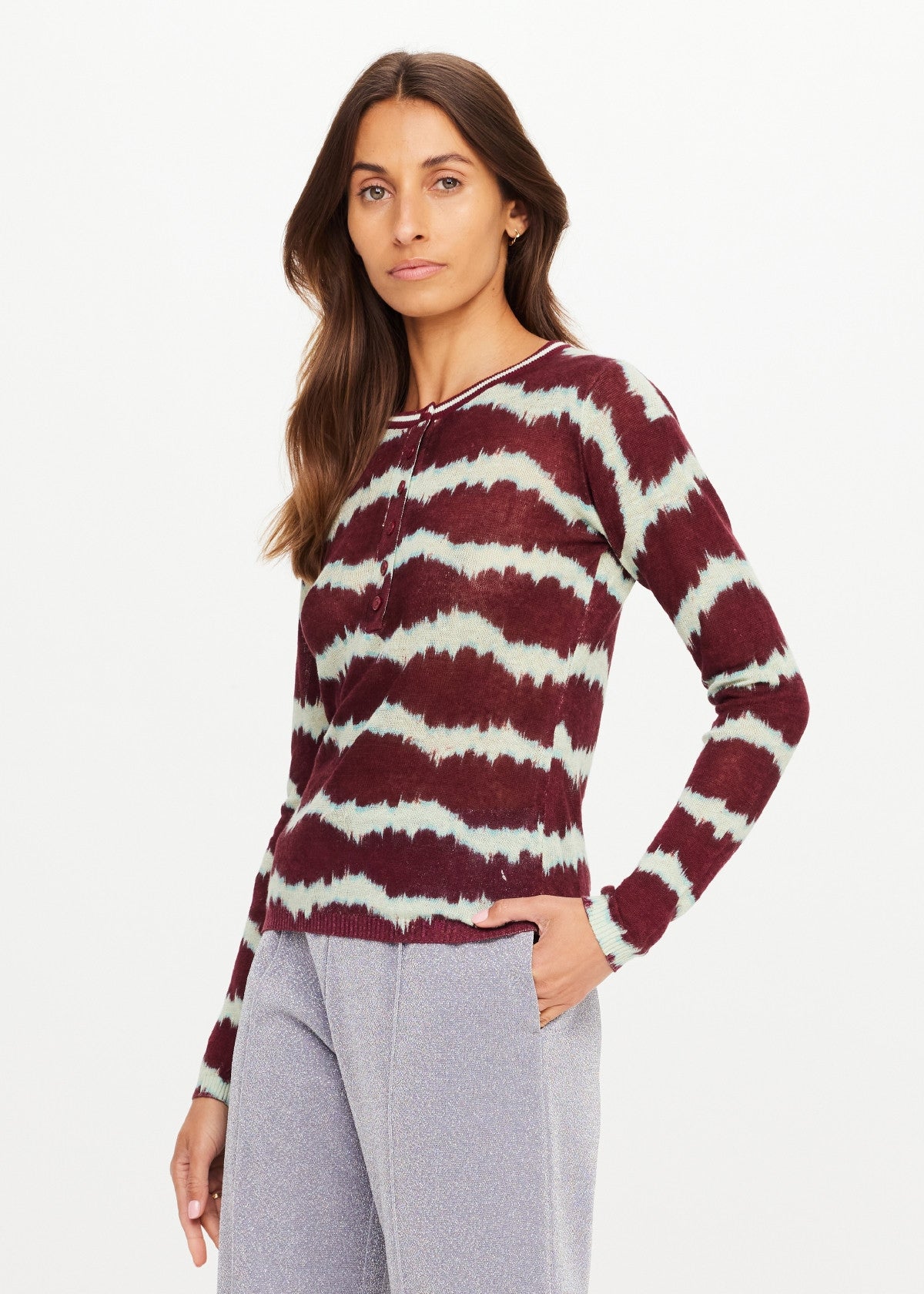 The Upside Rio Eli Long Sleeve Knit