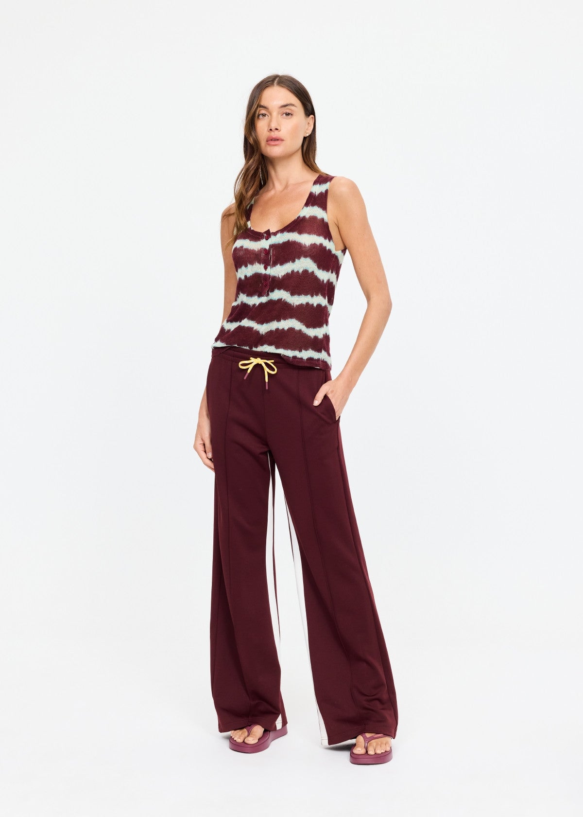 The Upside Marnie Paneled Wide Leg Pant
