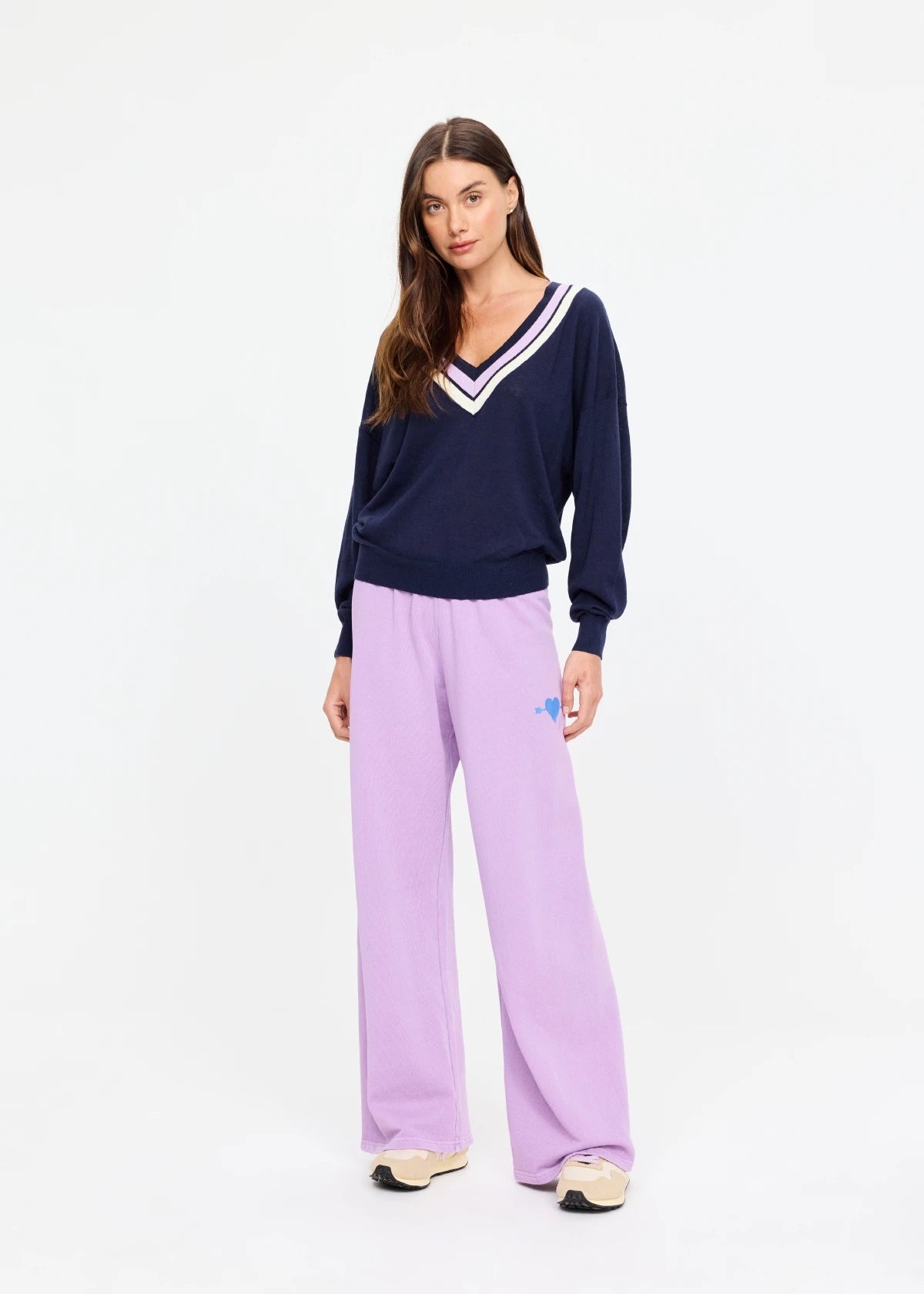 The Upside Soul Cal Wide Leg Track Pant