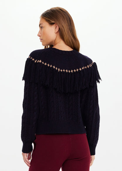The Upside Clara Tassle Knit Sweater