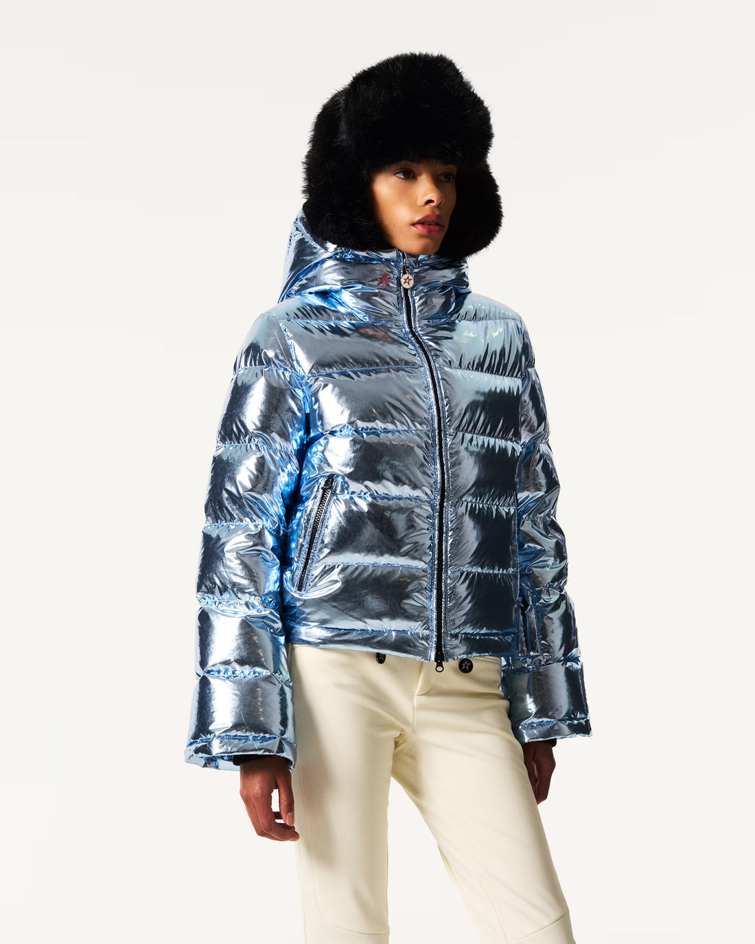 Perfect Moment Metallic Polar Flare Ski Jacket