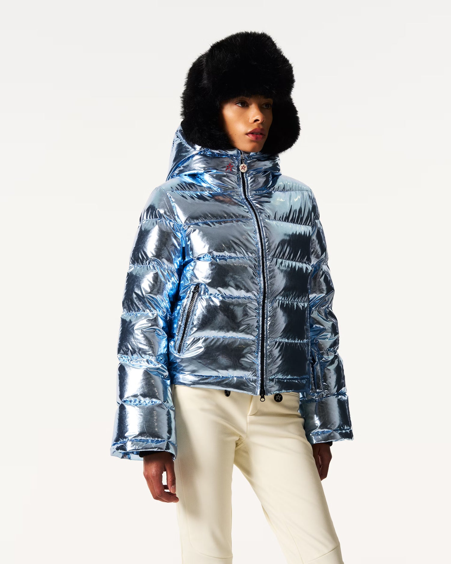 Perfect Moment Metallic Polar Flare Ski Jacket