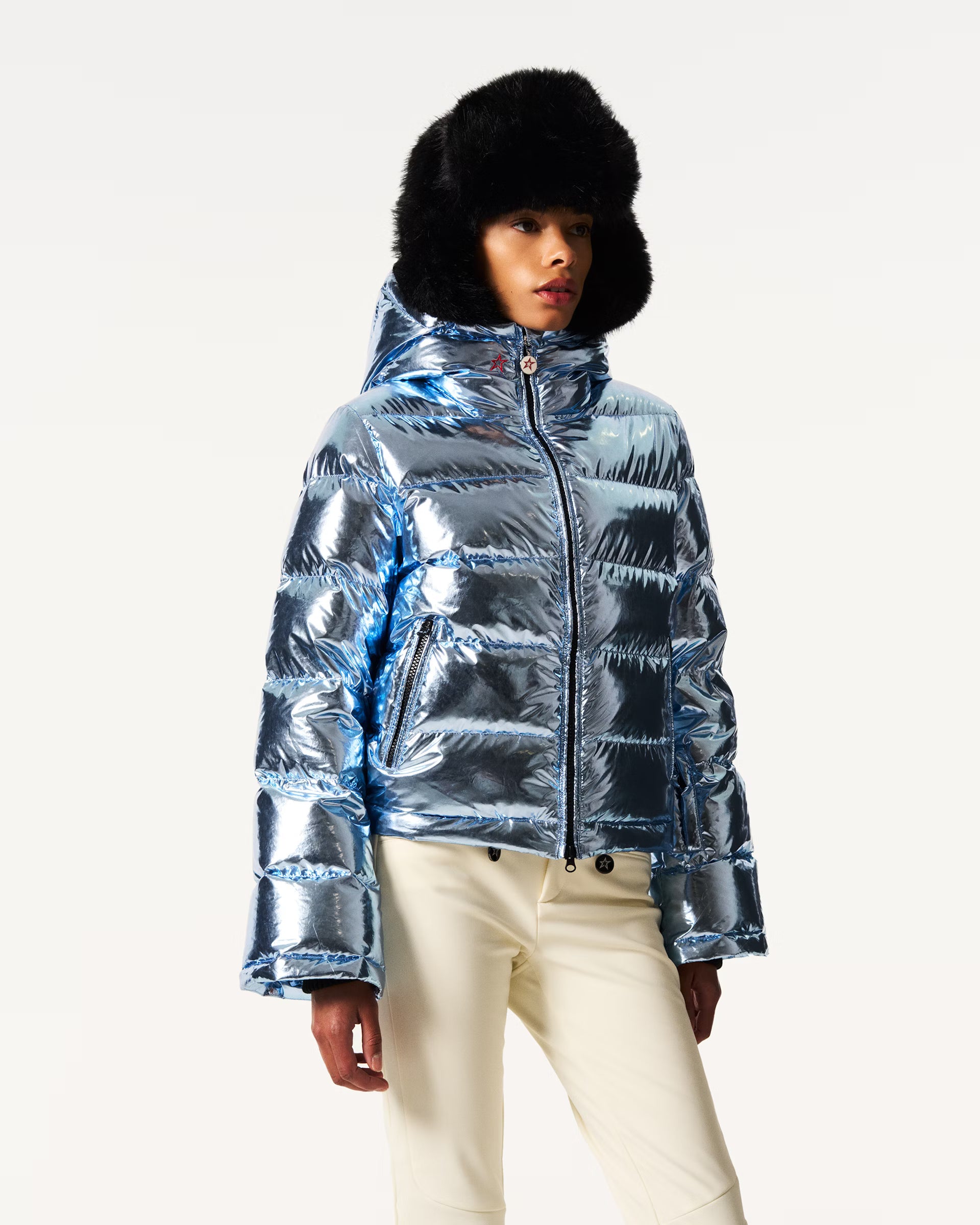 Perfect Moment Metallic Polar Flare Ski Jacket