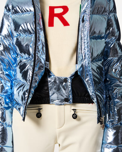 Perfect Moment Metallic Polar Flare Ski Jacket
