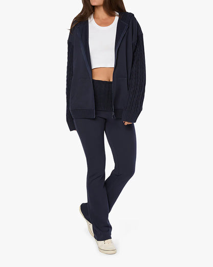 WeWoreWhat Cable Knit Rollover Pant