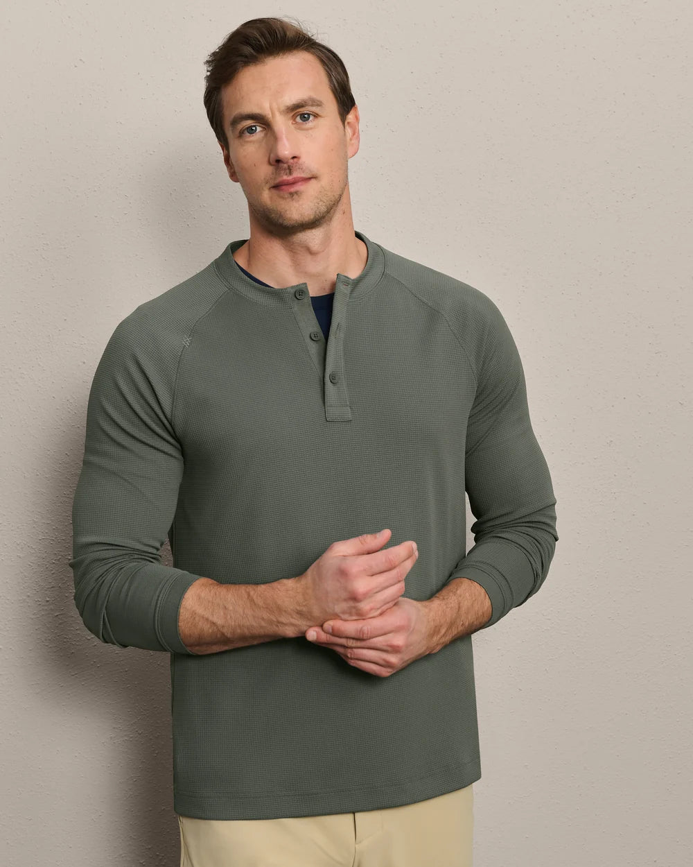 Rhone Waffle Tech Henley